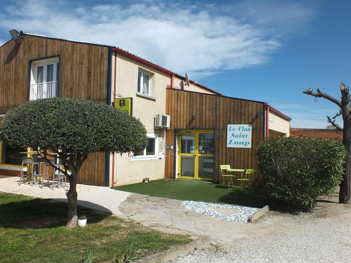 Logis Hotel Restaurant Le Clos Saint Loup Bram Esterno foto