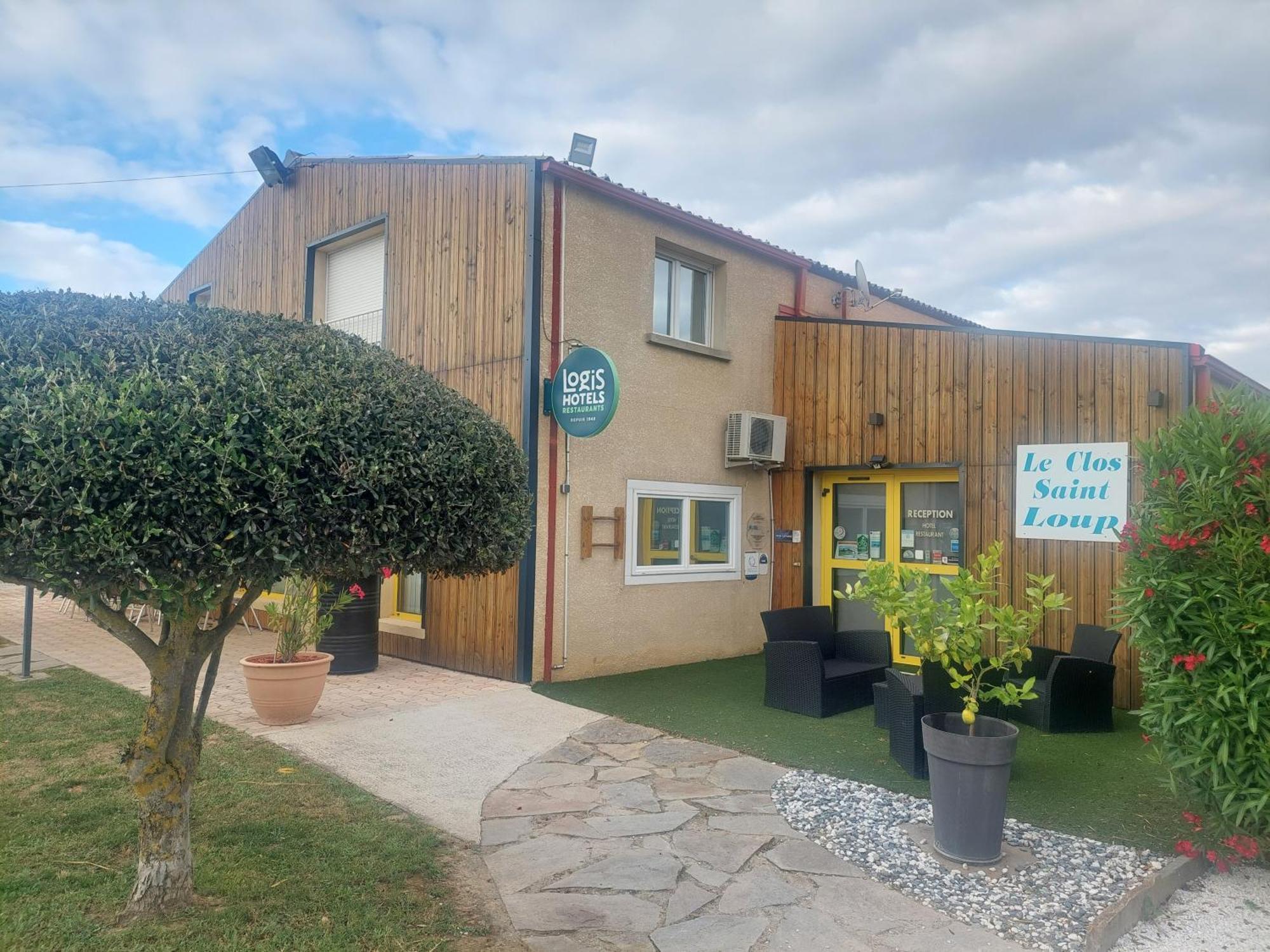 Logis Hotel Restaurant Le Clos Saint Loup Bram Esterno foto